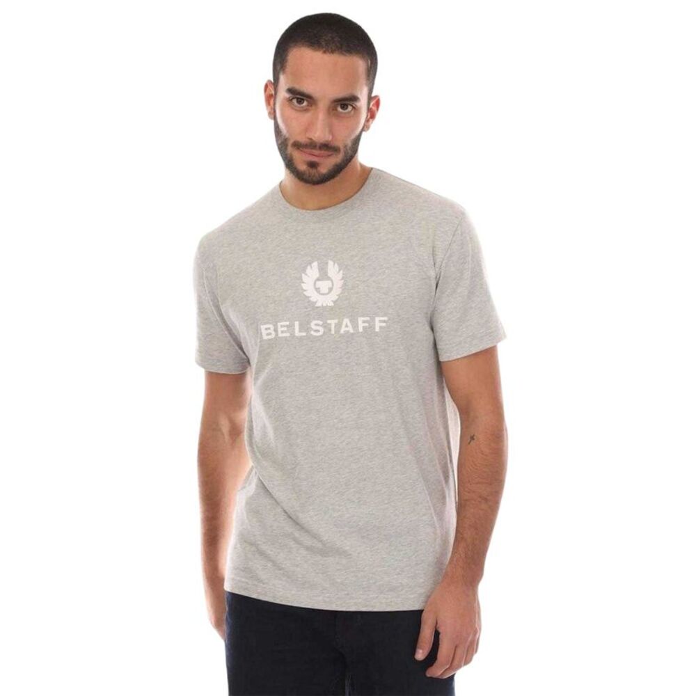 Belstaff Mens Signature T-Shirt / Silver